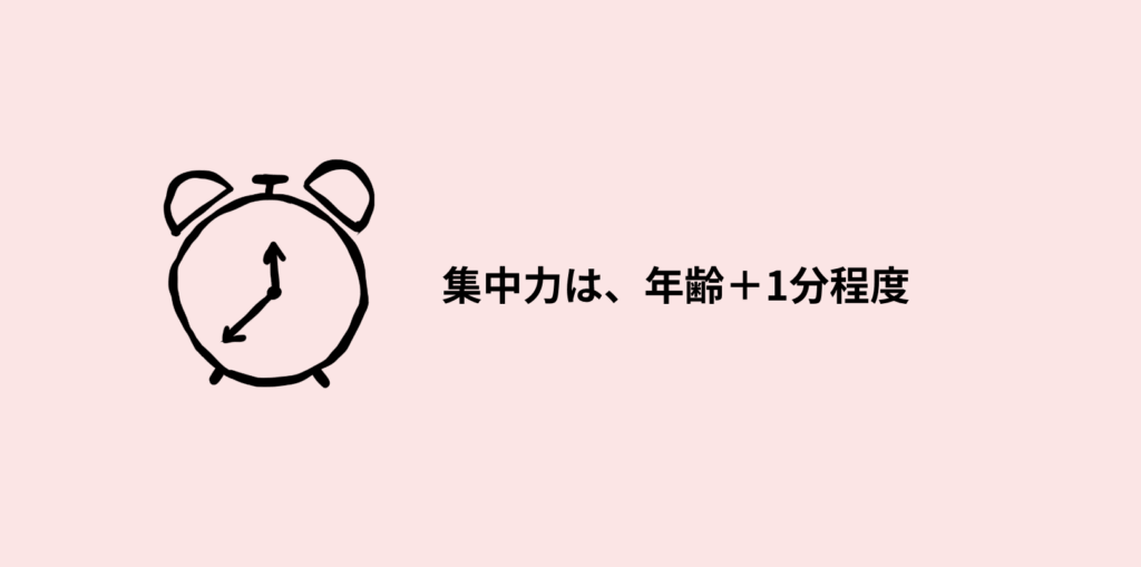 クラウティの10分レッスンが効果的な理由は集中力が年齢+1時間